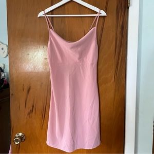 forever 21 Pink cowl neck slip dress